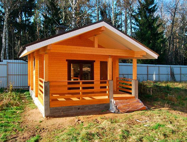 баня, клееного