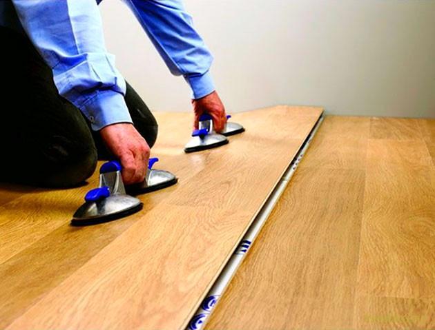 частичный, демонтаж, ламината