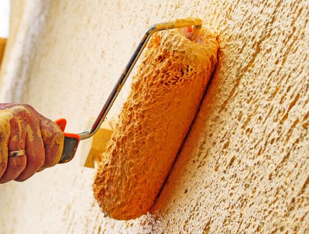 фактурная, штукатурка