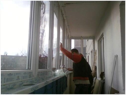 Остекление балконов своими руками