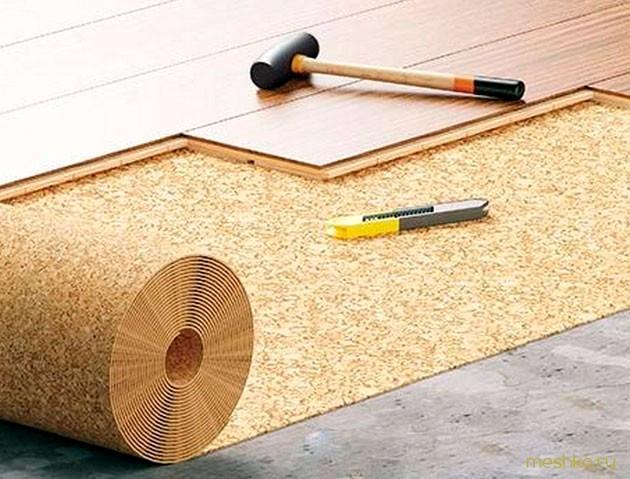 подложка, линолеум, цементный