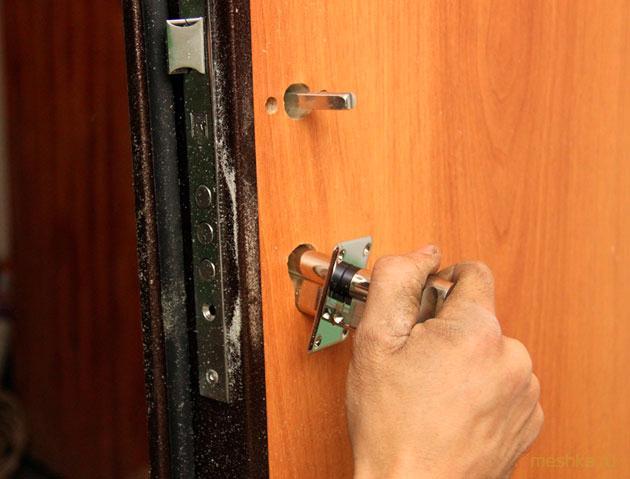 установка, железных, дверей