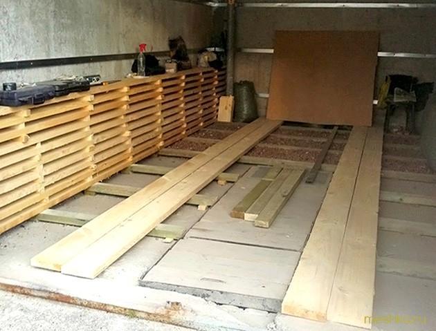 делаем, деревянный, гараже