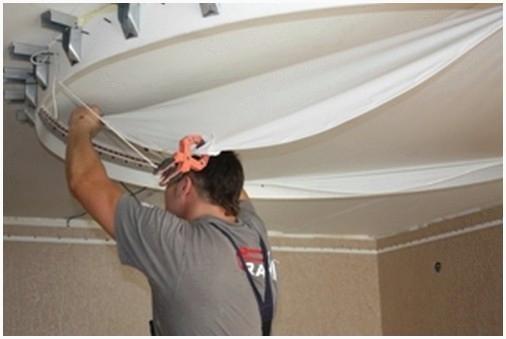 Монтаж багета к гипсокартонному каркасу