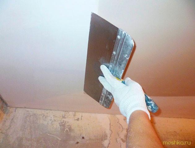 лучшая, шпаклевка, потолка лучшая, шпаклевка, потолка