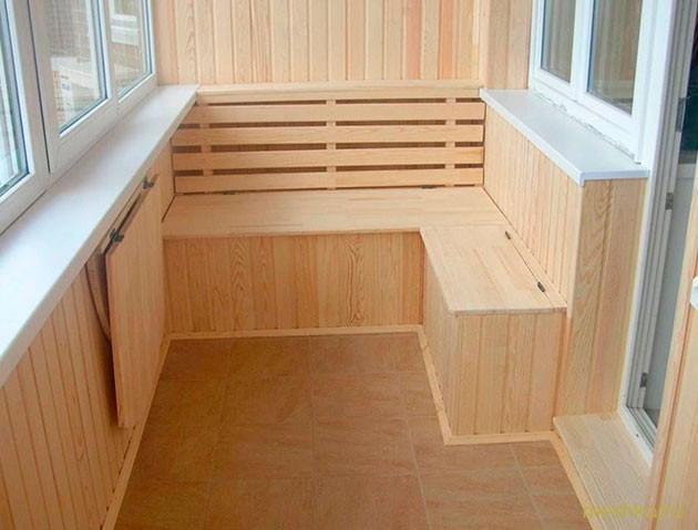 отделка, балкона