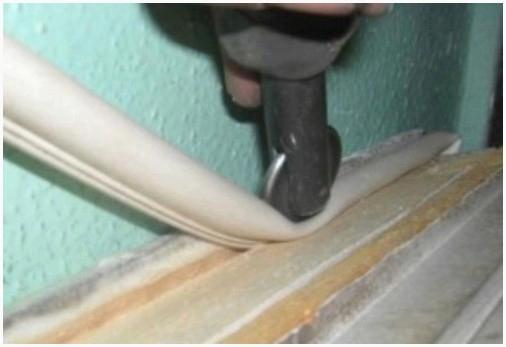 Трубчатый уплотнитель для оконных рам