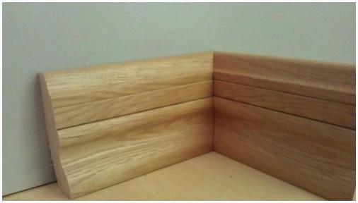 Деревянный плинтус для пола