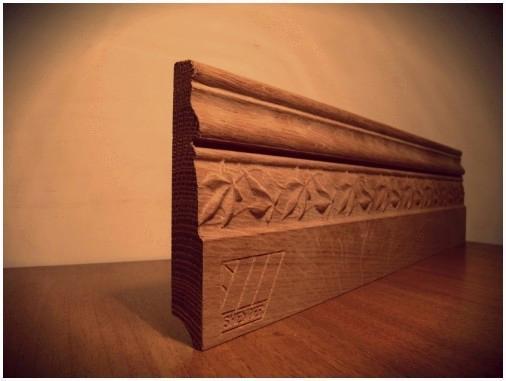 Фигурный плинтус из МДФ