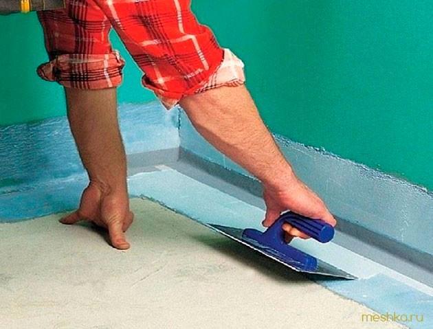 гидроизоляция, ванной, комнаты