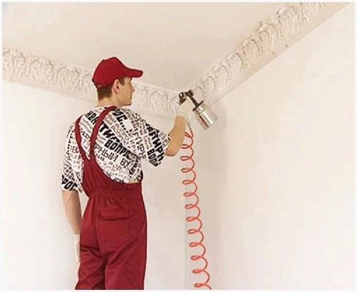 Побелка потолка