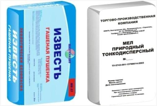 Материалы для побелки потолка