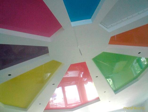 подобрать, цвет, натяжного