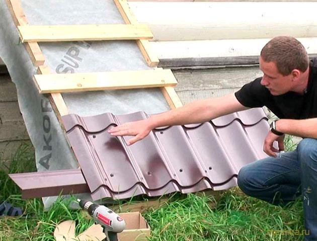 крыша, бани, устройство