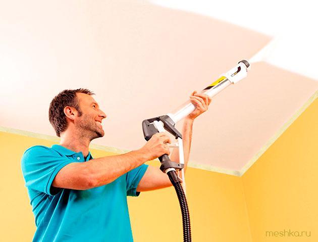 покраска, потолка