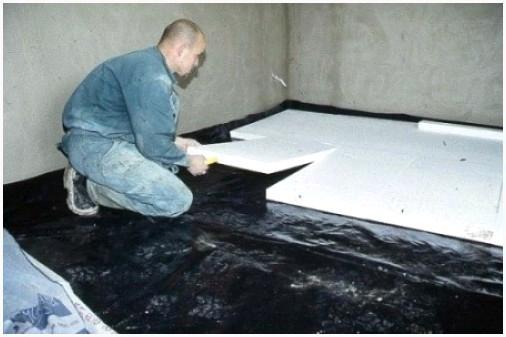 Гидроизоляция и теплоизоляция бетонного пола