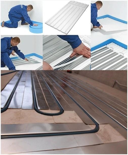 Модульный теплый пол для деревянного пола