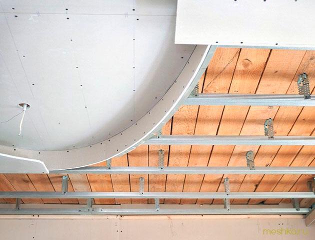 потолок, гипсокартона потолок, гипсокартона