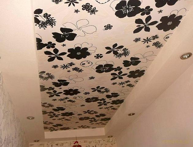 потолок, коридоре потолок, коридоре