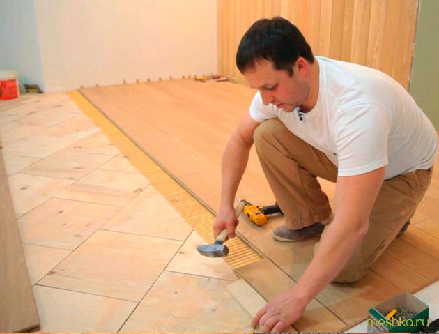 укладка, половой, доски