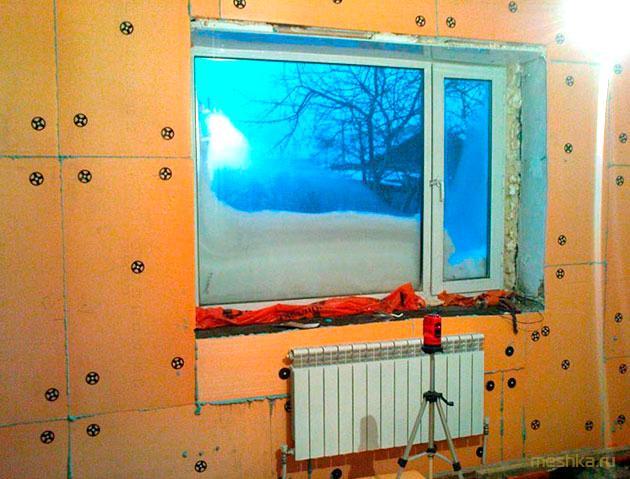 утепление, стенки