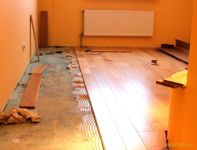 замена, полов