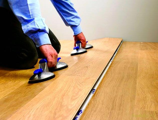 отремонтировать, ламинат