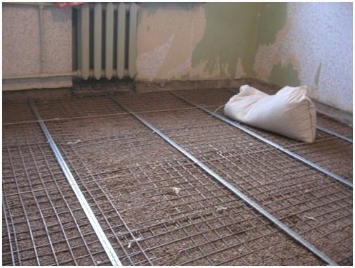 Армирование бетонного пола