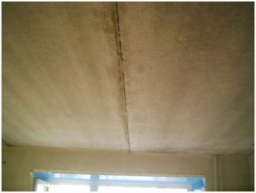 Очистка потолка от покрытия