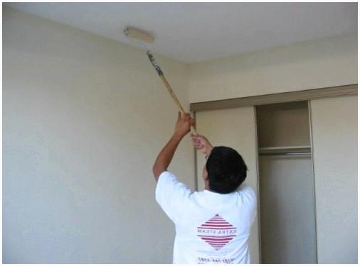 Покраска потолка