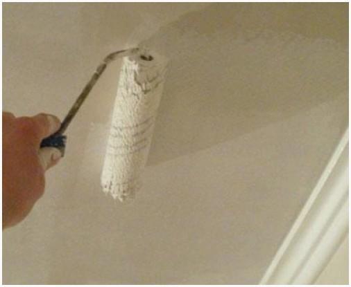 Побелка потолка