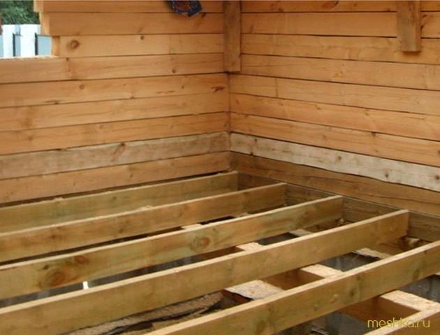 черновой, деревянном