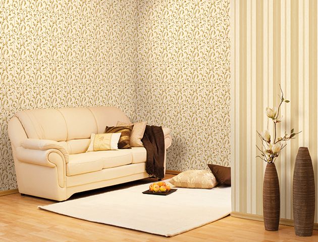 поклеить, обои