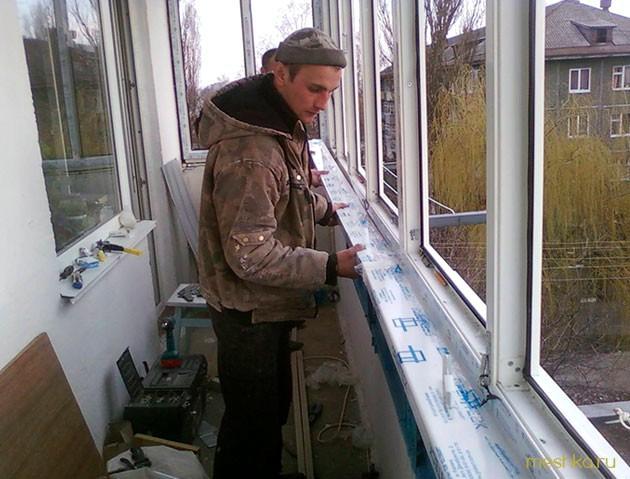 поставить, окна, лоджию