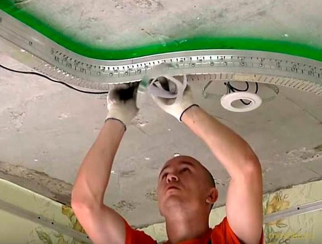 сделать, двухуровневый, потолок сделать, двухуровневый, потолок