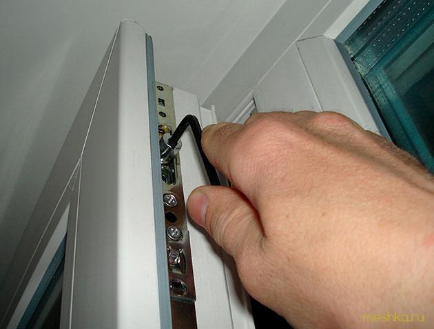 регулировка, балконной, двери