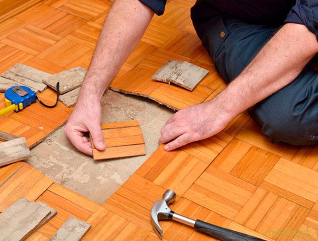 ремонт, паркета