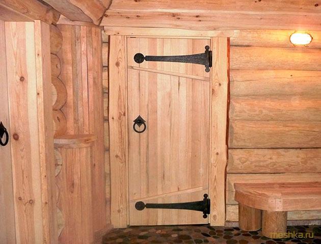 дверь, бани