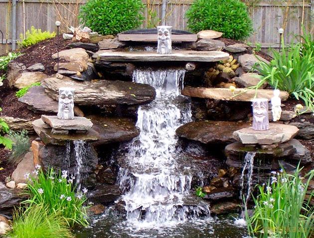 искусственный, водопад