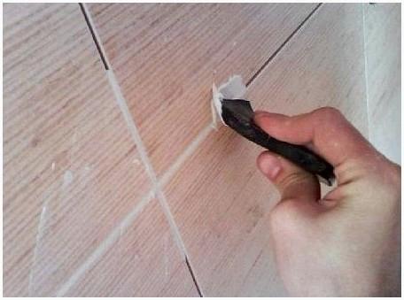 Затирка узких швов