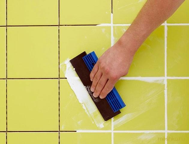 подобрать, затирку