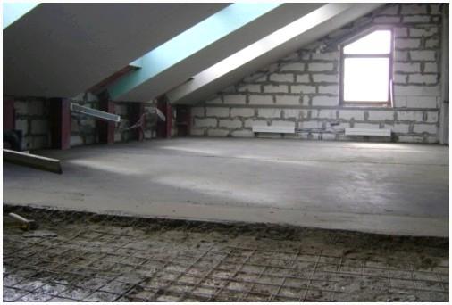 Заливка бетонной стяжки по перекрытиям