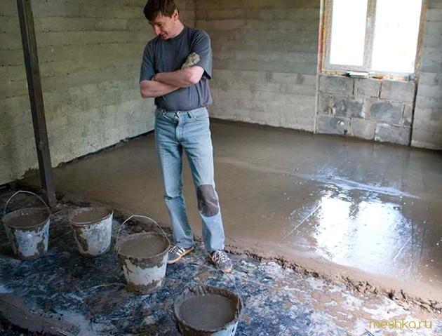 правильно, залить, цементный правильно, залить, цементный