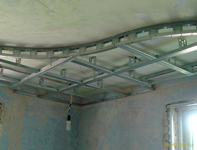 сделать, каркас, потолка сделать, каркас, потолка