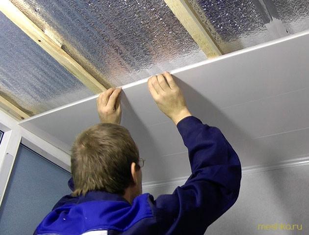 сделать, потолок