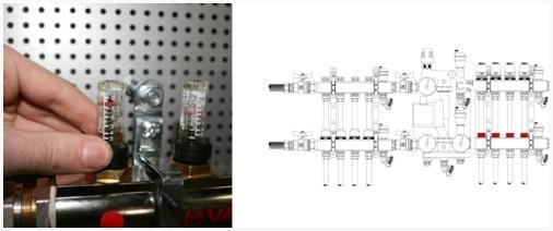 Балансировка веток теплого пола