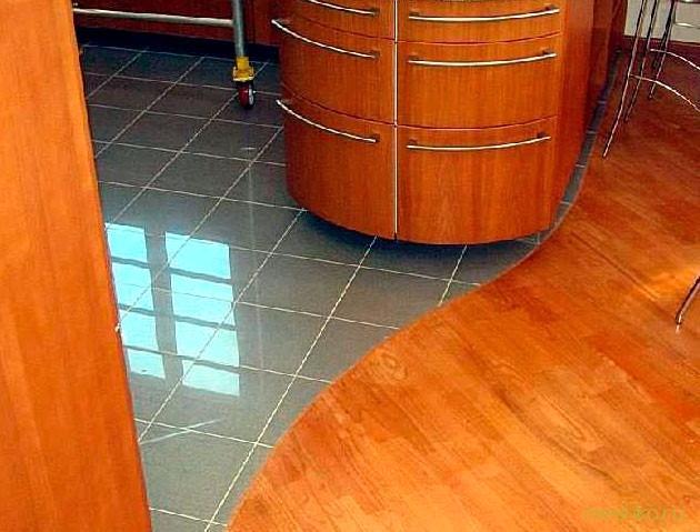 состыковать, ламинат