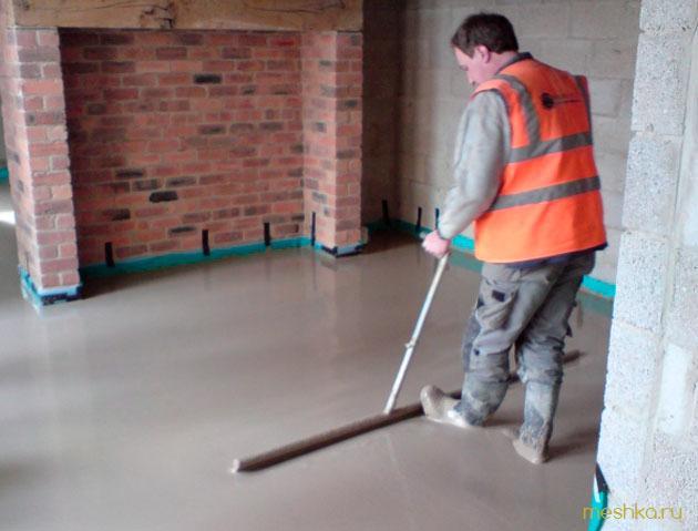 расчет, стяжки