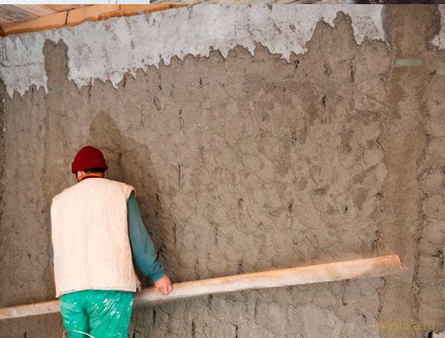 штукатурка, цементных, стен