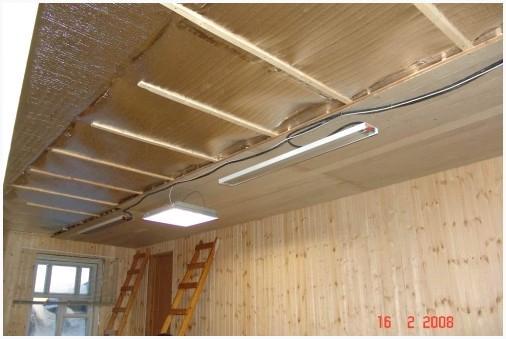 Утепление потолка Пенофолом